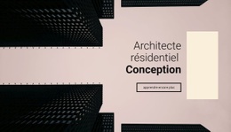 Conception D'Architecte Résidentiel – Modèles De Sites Web Réactifs