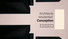 Modèle HTML5 Polyvalent Pour Conception D'Architecte Résidentiel