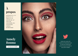 À Propos Du Mannequin - Modèle Pour Ajouter Des Éléments À La Page