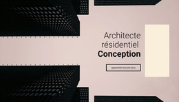 Conception D'Architecte Résidentiel - Page De Destination