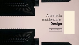 Progettazione Dell'Architetto Residenziale - Modello HTML5 Reattivo