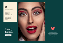 O Modelce - Niestandardowy Motyw WordPress