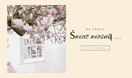 Świat Wiosną - Szablon Strony Docelowej