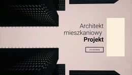 Szablon Jednej Strony Dla Projekt Architekta Mieszkaniowego