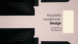 Modelo HTML5 Multifuncional Para Projeto De Arquiteto Residencial