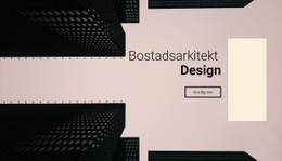 Bostadsarkitektdesign - Responsiva Webbplatsmallar