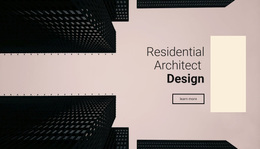 Residentieel Architectontwerp - Responsieve Websitesjablonen