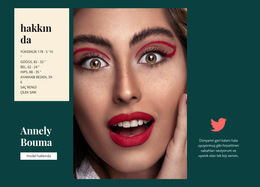 Manken Hakkında - Sayfaya Öğe Eklemek Için Şablon