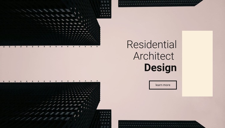 Residential architect design Webflow Template Alternative