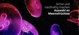 Auswahl An Meeresfrüchten - Zielseite