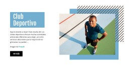 Club Deportivo - Diseño De Sitio Web Sencillo