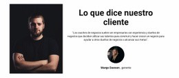 Testimonails De Negocios Página De Destino