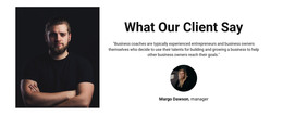 Business Testimonails - Free HTML Template