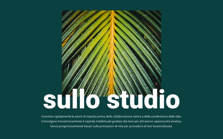 A proposito di jungle studio Modelli di Website Builder