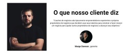 Testemunhos De Negócios Modelo CSS Básico