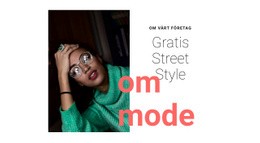 Om Gratis Gatustil - Vacker Webbdesign