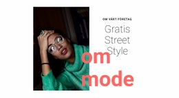 Om Gratis Gatustil - Fantastiskt WordPress-Tema