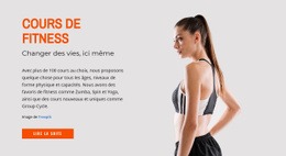 Cours De Fitness - Conception De Site Web Simple