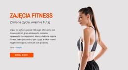 Szablon Strony Docelowej Zajęcia Fitness