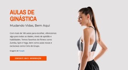 Aulas De Ginástica - Free HTML Website Builder