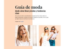 Guía De Moda - HTML Page Maker