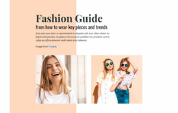 Fashion Guide - Responsive Mockup