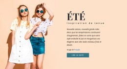 Tenue D'Été Inspiratiob - HTML Site Builder