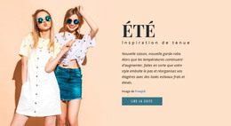 Page HTML Pour Tenue D'Été Inspiratiob