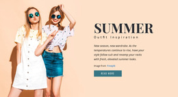 Zomeroutfit Inspiratiob - Prachtige HTML5-Sjabloon