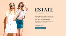 Pagina HTML Per Ispirazione Per Outfit Estivi