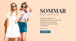 Responsiv Webbmall För Sommaroutfit Inspiratiob