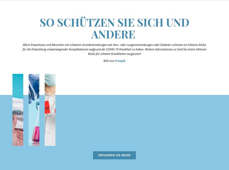 So schützen Sie sich CSS-Vorlage