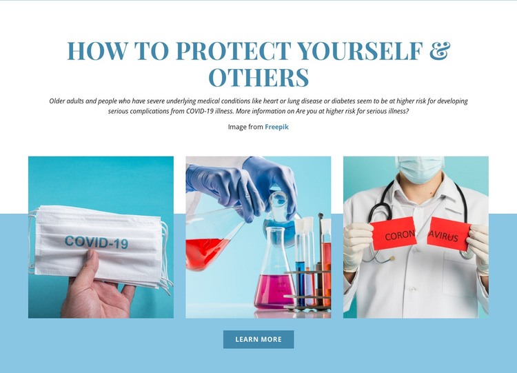 How to Protect Yourself HTML5 Template