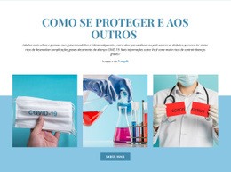 Modelo Web Responsivo Para Como Se Proteger