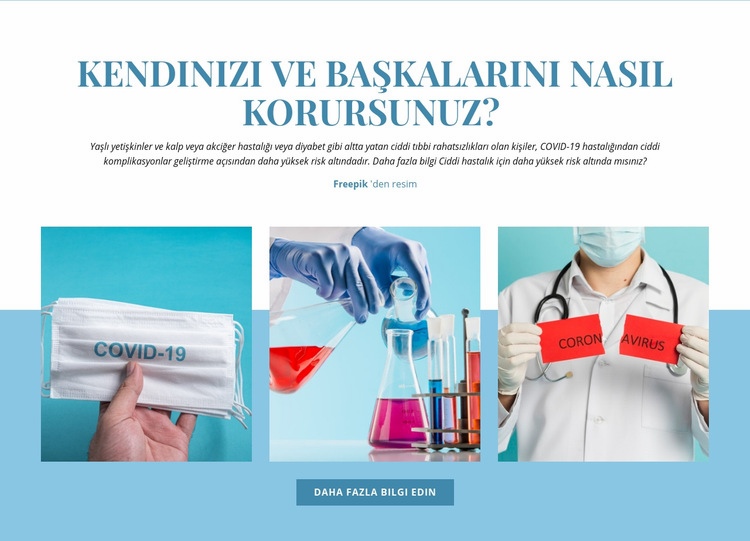 Kendinizi Nasıl Korursunuz Web Sitesi Oluşturucu Şablonları