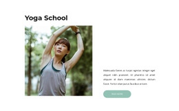 Yoga For Health CSS Form Template