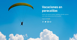 Vacaciones En Paracaídas - Tema De WordPress