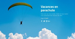 Vacances En Parachute - HTML Template Generator