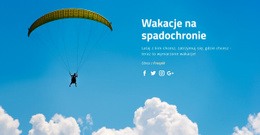 Wakacje Na Spadochronie - HTML Template Generator