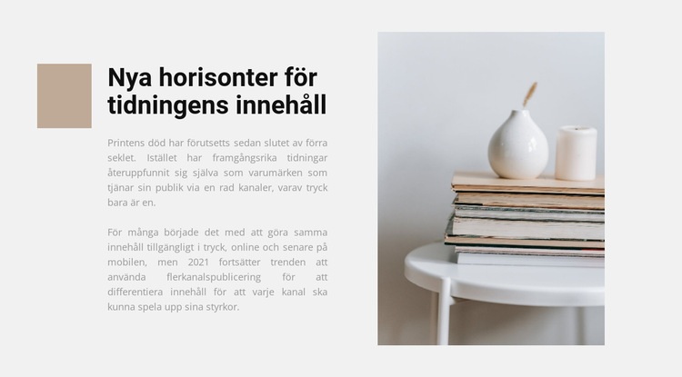 Enkla interiörlösningar WordPress -tema