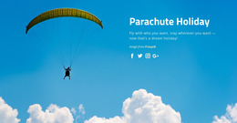 Parachute Holiday - Online Mockup