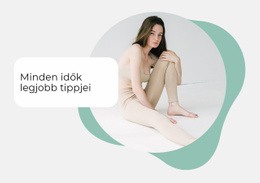 Kényelmes Ruházat Sportoláshoz - Webhely HTML-Sablon Letöltéssel