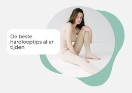 Gratis CSS-Indeling Voor Comfortabele Kleding Om Te Sporten