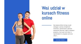 Kursy Fitness Online - Niestandardowy Szablon HTML5