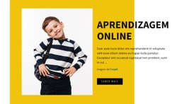 Modelo HTML5 Multifuncional Para Design Gráfico Para Crianças