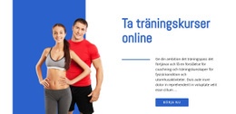 Fitnesskurser Online – Gratis Nedladdningswebbplatsdesign