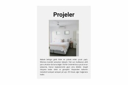 Uygulamaya Yönelik Projeler - Özelleştirilebilir Profesyonel Tek Sayfalık Şablon