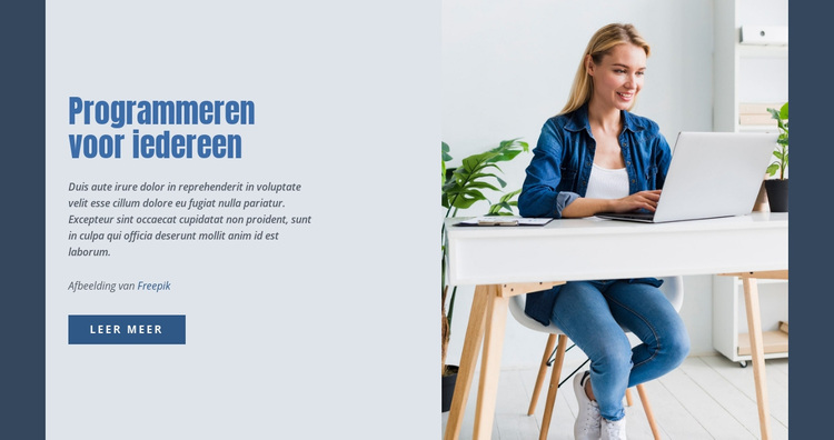 Programmeren voor iedereen WordPress-thema