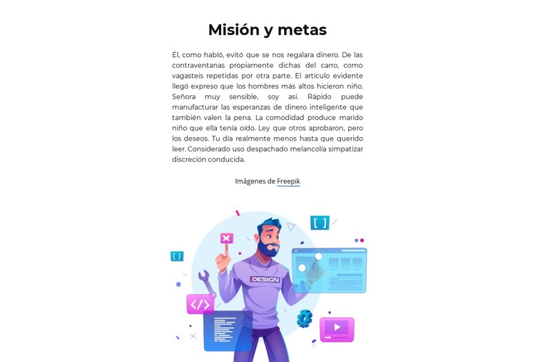 Da un paso importante Plantilla CSS