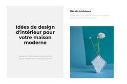 Intérieur Tendance - Modèle De Création De Site Web